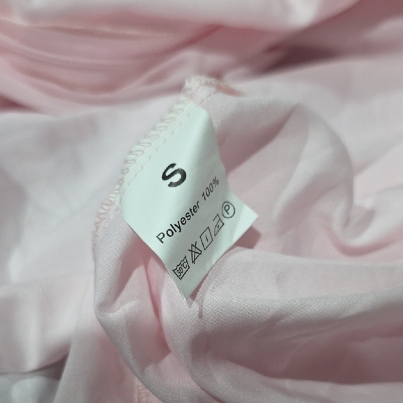 Chic Long Sleeve Pink Dress - Picture 6 of 6